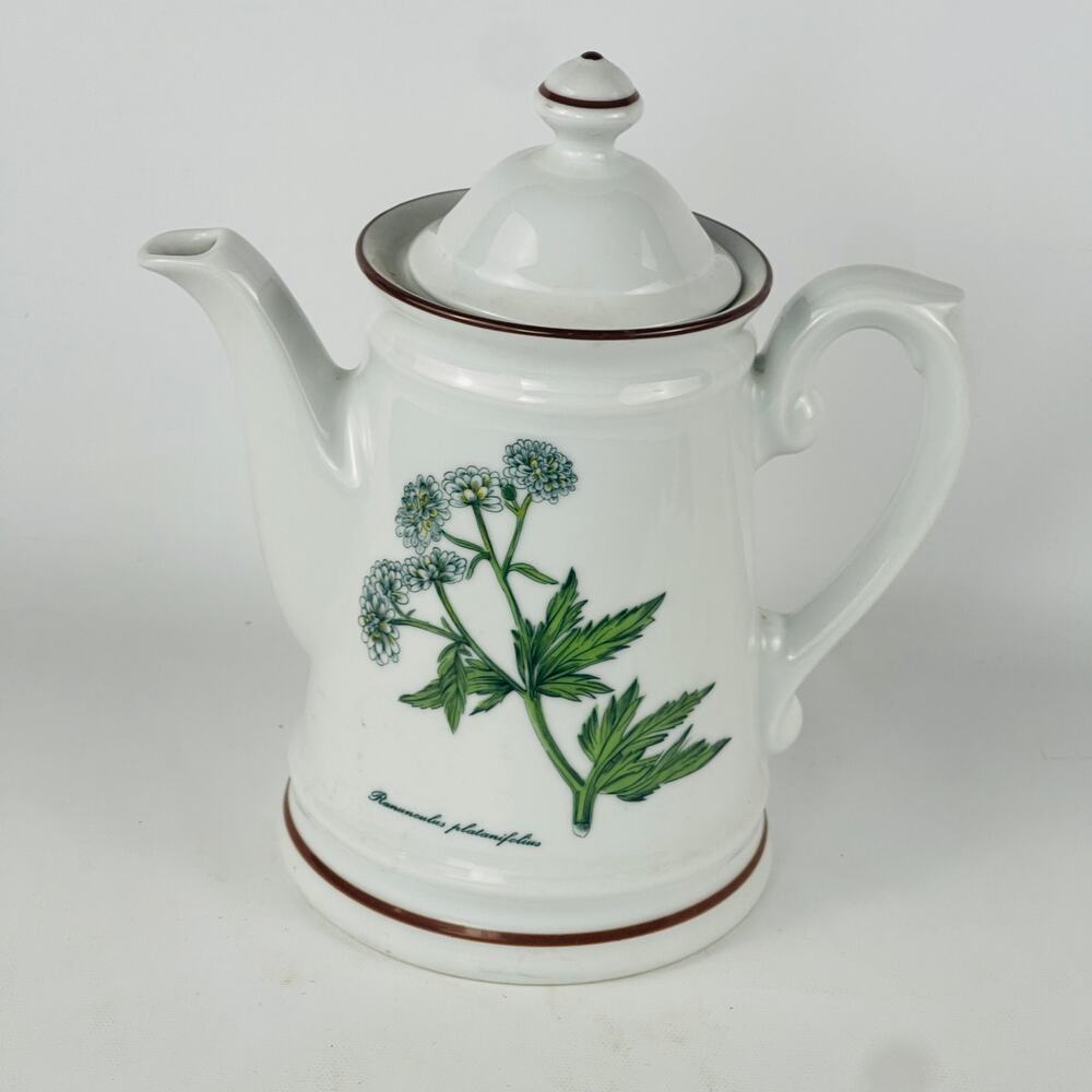Winterling Great White Buttercup Coffee / Tea Pot Schwarzenbach Bavaria Germany
